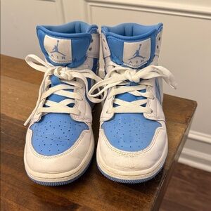 Nike Air Jordan Kids Sneakers - Sky Blue and White